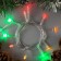 Garland “thread” 1.2 m, IP20, transparent thread, 12 LED, glow of multi, fixing, 220 V