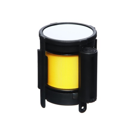 Cassette with an exhaust tape - 470 cm, height - 11 cm, width - 48 mm, yellow