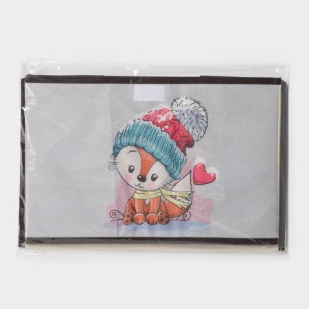 Stelly box for storage with a lid "Lisenok", 39 × 25 × 25 cm-5