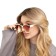 Women's Sunglasses "OneSun", UV 400, Duke 15 cm, lens 6.6x5.3 cm