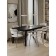 Eirill chair, 530 × 590 × 770 mm, velor, gray-beige color