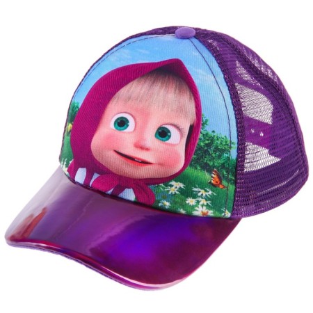 Children's cap, size 52-56, Masha and the bear-3