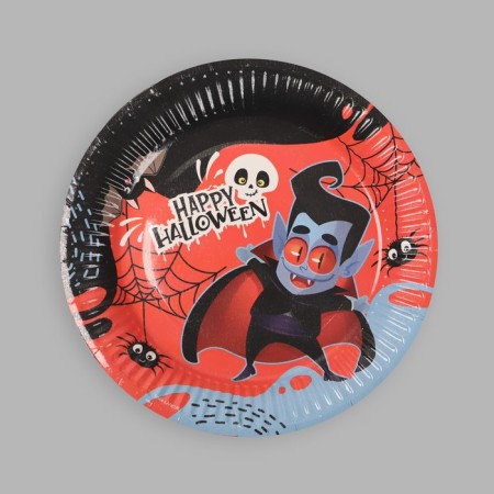 Disposable paperplain “Vampire”, 18 cm, set 6 pcs.-2