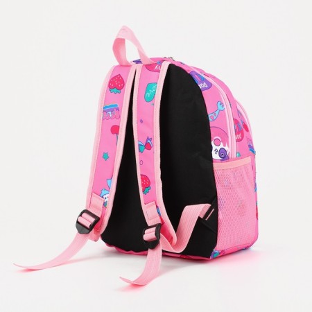 Baby backpack on lightning, pink color-1
