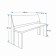 Bench, platband 140 × 50 × 90cm "Dobroparov"