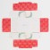 Box for confectionery with PVC cover "Pattern", 12 x 6 x 11.5 cm, New Year