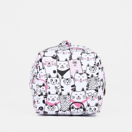 Monetnik cosmetic bag at lightning, black/white color-1