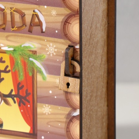 New Year's piggy bank "Wonderful NG" 14x12x5 cm-2