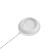 MasterProf bathtub plug IS. 110648, D = 45 mm, PVC, with chronic. chain, white