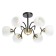 Hamburg chandelier, size 66x28x66 cm, 240W 6xe27 IP 20