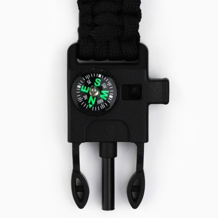 Bracelet for survival “Steel character”, 25.5 x 2.5 cm.-5