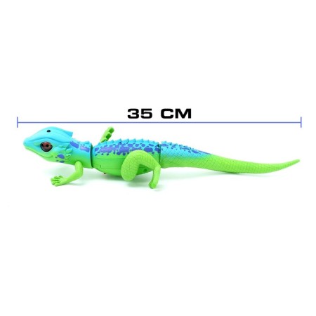 Robot radio -controlled "lizard", light effects, works from batteries-1