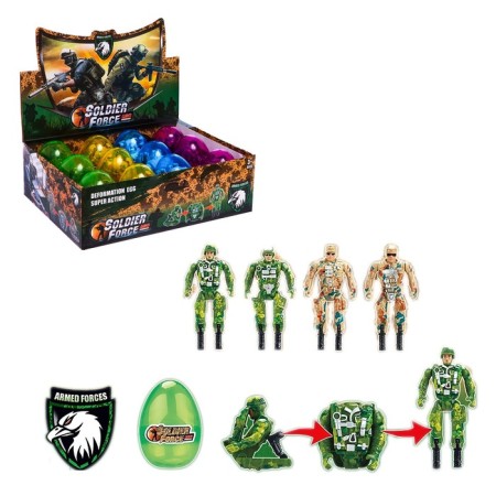 Figure Soldier "Acrobat Warrior", in an egg, mix