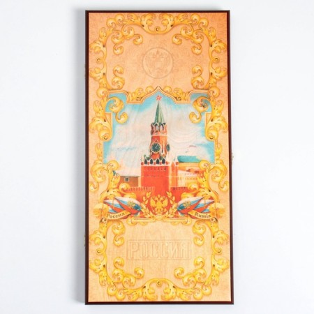 Medium backgammon "Russia" 50 × 50 cm-7