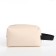 Cosmetic bag with zipper, dairy color