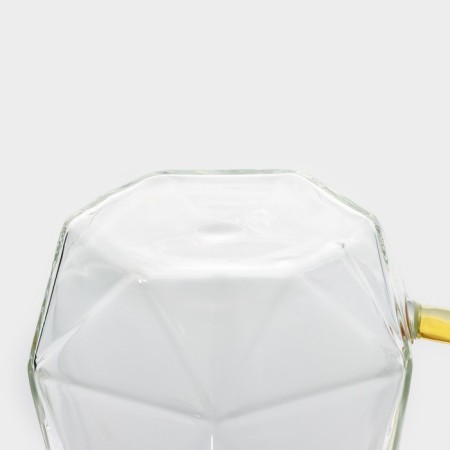 Glass mug Magistro "Ice", 320 ml, 11 × 9 × 9.5 cm-3