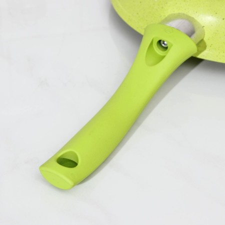 Trendy Style pan, d = 22 cm, plastic handle, anti -stick coating, green color-4