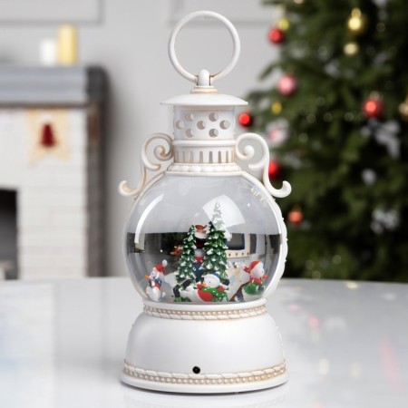 Figure LED “Magic skating rink”, 20x10.5 cm, music, aah3, usb, glow warm white-2