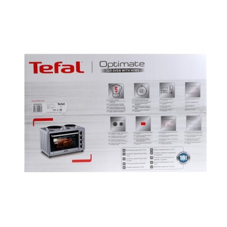 Mini furnace Tefal of463d30, 3000 watts, 32 l, grill, convection, timer, silver-black-7