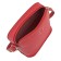 Women's bag B2814-77140, red color, genuine leather, 19x4.5x17 cm