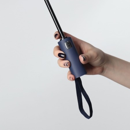 Automatic umbrella "monoton", 3 additions, 10 spokes, r = 51 cm, dark blue color-8
