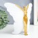 Souvenir Polystone "Baro-Babochka" White with gold 25x8x20.5 cm