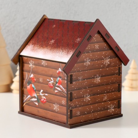 Tea house "Miracles in the window" 10.5x9.5x12 cm-3