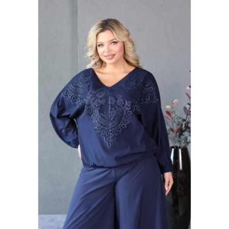 Female pulver, size 52, blue color-10