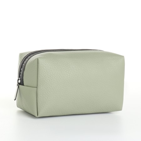Lightning cosmetic bag, green color