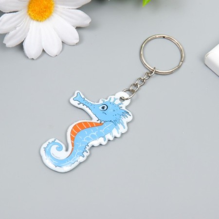 PVC keychain "Sea Horse" 6x3.5 cm-1