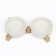 Double ceramic bowls on a stand of 2 x 450 ml 28.5 x 15.5 x 7 cm, marble