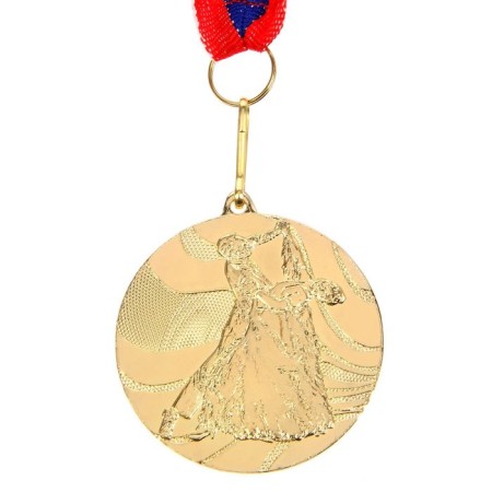 Medal thematic "Dancing", gold, d = 5 cm
