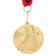 Medal thematic "Dancing", gold, d = 5 cm