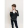 Jumper for boys, height 164-170 cm, dark gray color