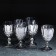 Set of glasses of glass "vine", 350 ml, 6 pcs, color gray