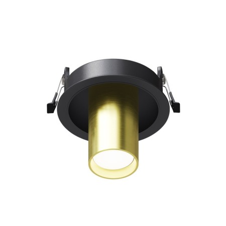 Technical C048CL-01-GU10-Bbs Focus S, 54x54x109 mm, GU10, 1x10W, black color and brass