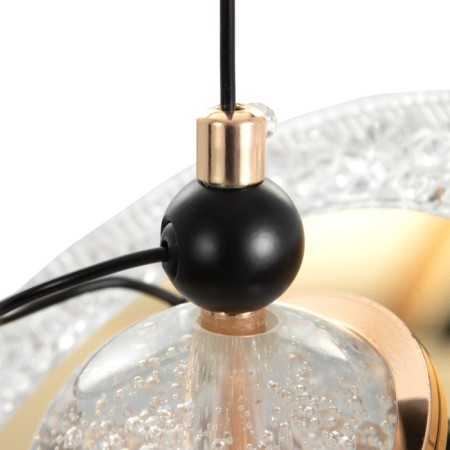 Bayerlux “Sanora” lamp 14W LED black and gold 20x25cm-7