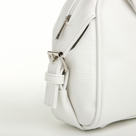 Women's bag with lightning, white color-5