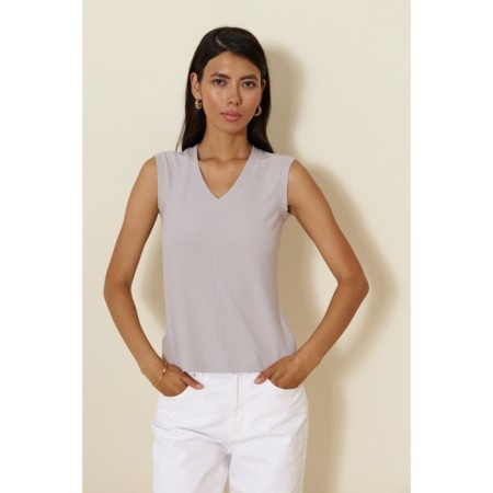 Female T -shirt Eliseeva Olesya, size 46, color gray