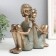 Souvenir Polystone "Children - Friendship" under bronze 21x8x21 cm