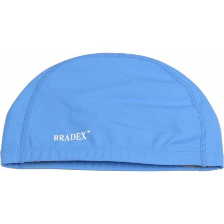 Bradex swimming cap, textile coated, blue-2