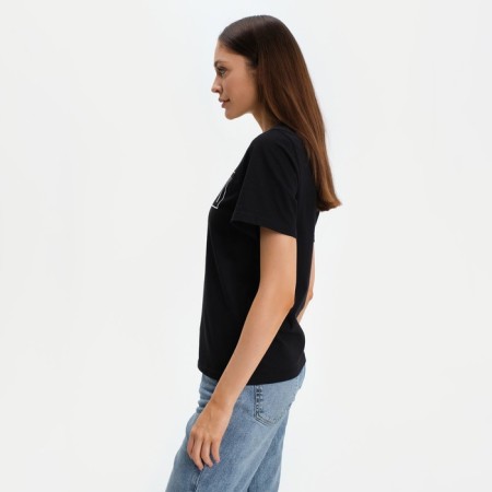 Women's T-shirt KAFTAN "Sarcasm", rr 44-46, black color-1