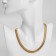 Necklace "chain" stereo, single, color gold, 40 cm