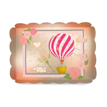 Box for cookies, "romantic journey", 22 x 15 x 3 cm-3