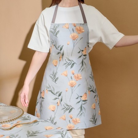 Apron Etel Yellow Poppies 60x70 cm, 100% cotton, reps 210 g/m2-7
