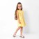 Baby dress with wings KAFTAN, size 34 (122-128 cm), yellow color