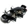 Metal machine "Limousine", 1:24, doors, hood, trunk, black color open