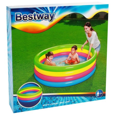 Rainbow inflatable pool, 157 x 46 cm, from 3 years old, 51117 Bestway-3