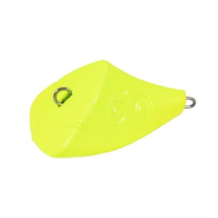 Cargo of a bullet-exentric painted pissy Yaman 5 pcs., 60 g, yellow-1