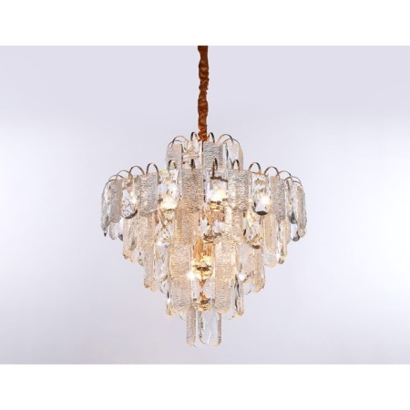 Crystal chandelier with Ambrella Light, Traditional, Tr5233, E27, Color Gold-3